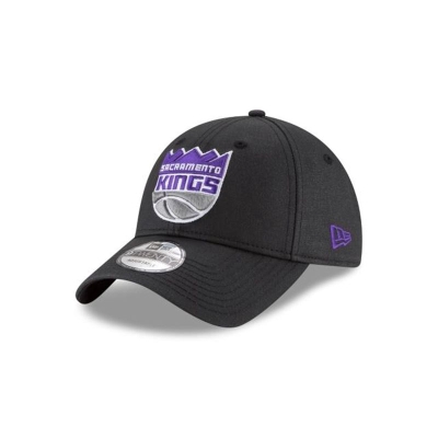 Sacramento Kings Gorra | New Era NBA Waxed Canvas 9twenty Adjustable Cap Mexico - Negros